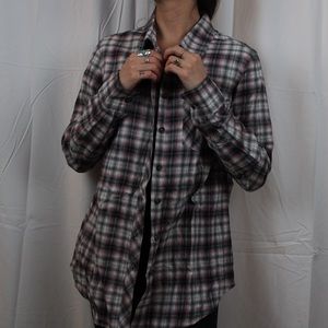 Flannel button down